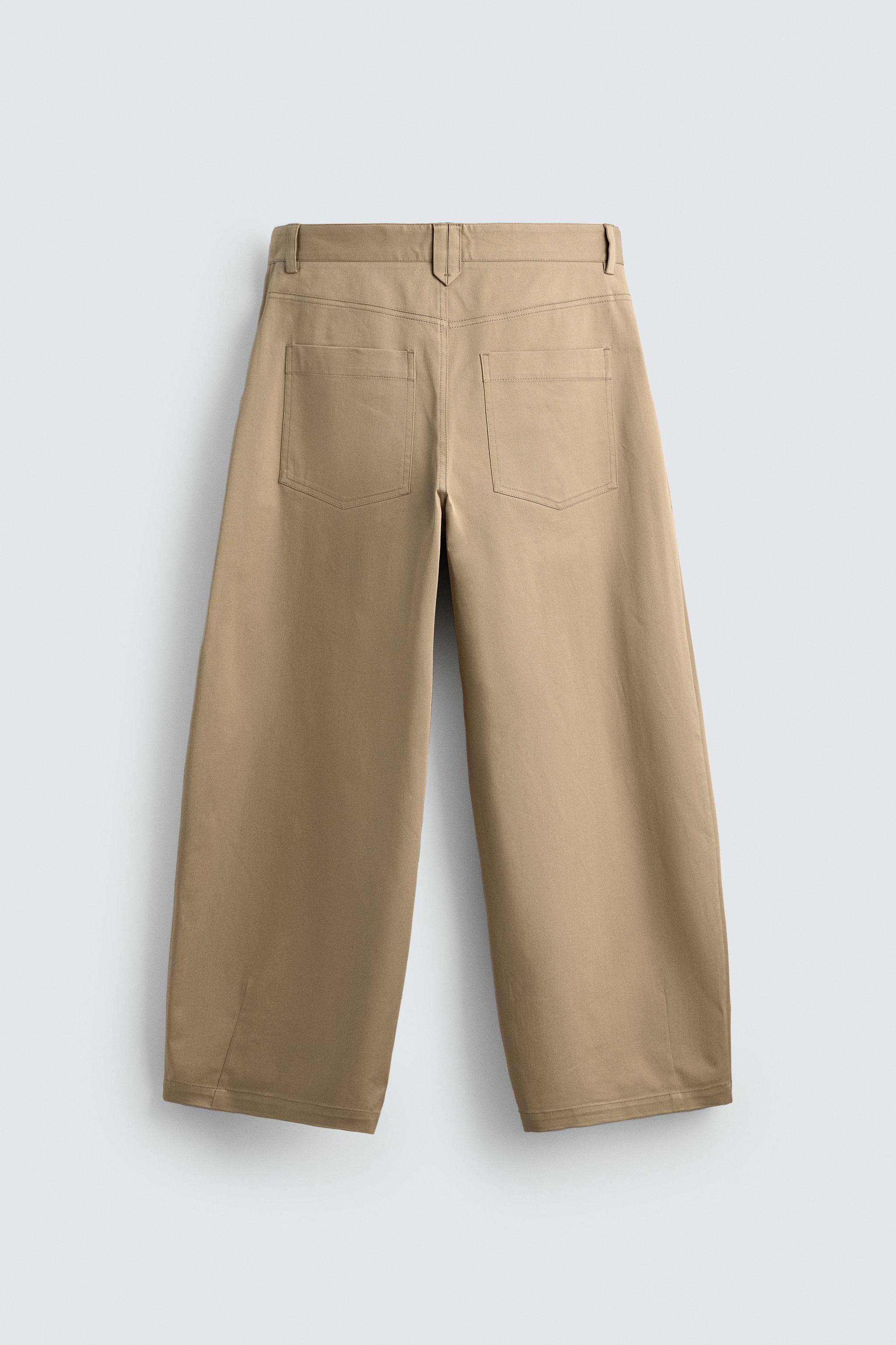 PANTALON WIDE FIT CROPPED